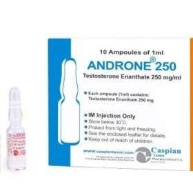 Testosterone Enanthate Androne 250 250mg/ml x 10ml Caspian Tamin Pharma Grade