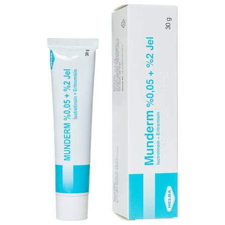 Munderm Gel 2% / 0.05% 30gm – Helba Brand | Acne & Skin Treatment Gel