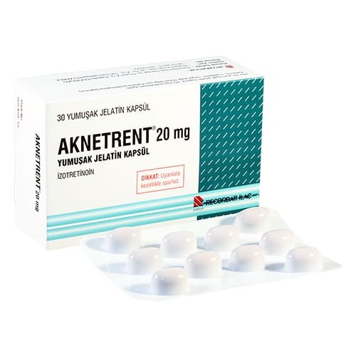 Isotretinoin (Aknetrent) 20mg – 30 Capsules | Recordati Pharma Original