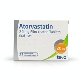 Atorvastatin 20mg (28 Tablets) – Teva