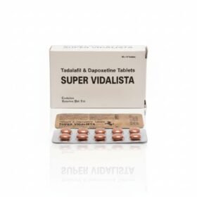 Super Vidalista (Tadalafil 20mg & Dapoxetine 60mg) – 10 Tablets – Centurion Remedies