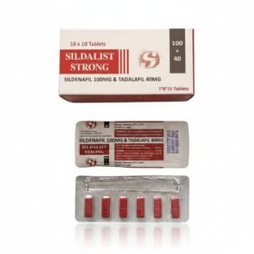 Sildalist Strong (Sildenafil 100mg & Tadalafil 40mg) – 6 Tablets – RSM Multilink