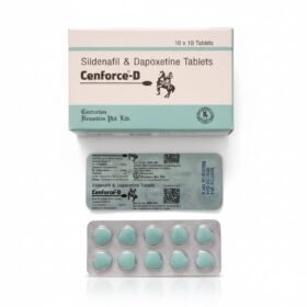 Cenforce D (Sildenafil 100mg & Dapoxetine 60mg) – 10 Tablets – Centurion Remedies