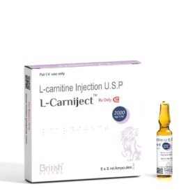 L-Carnitine 2000mg/5ml - 5x5ml amps