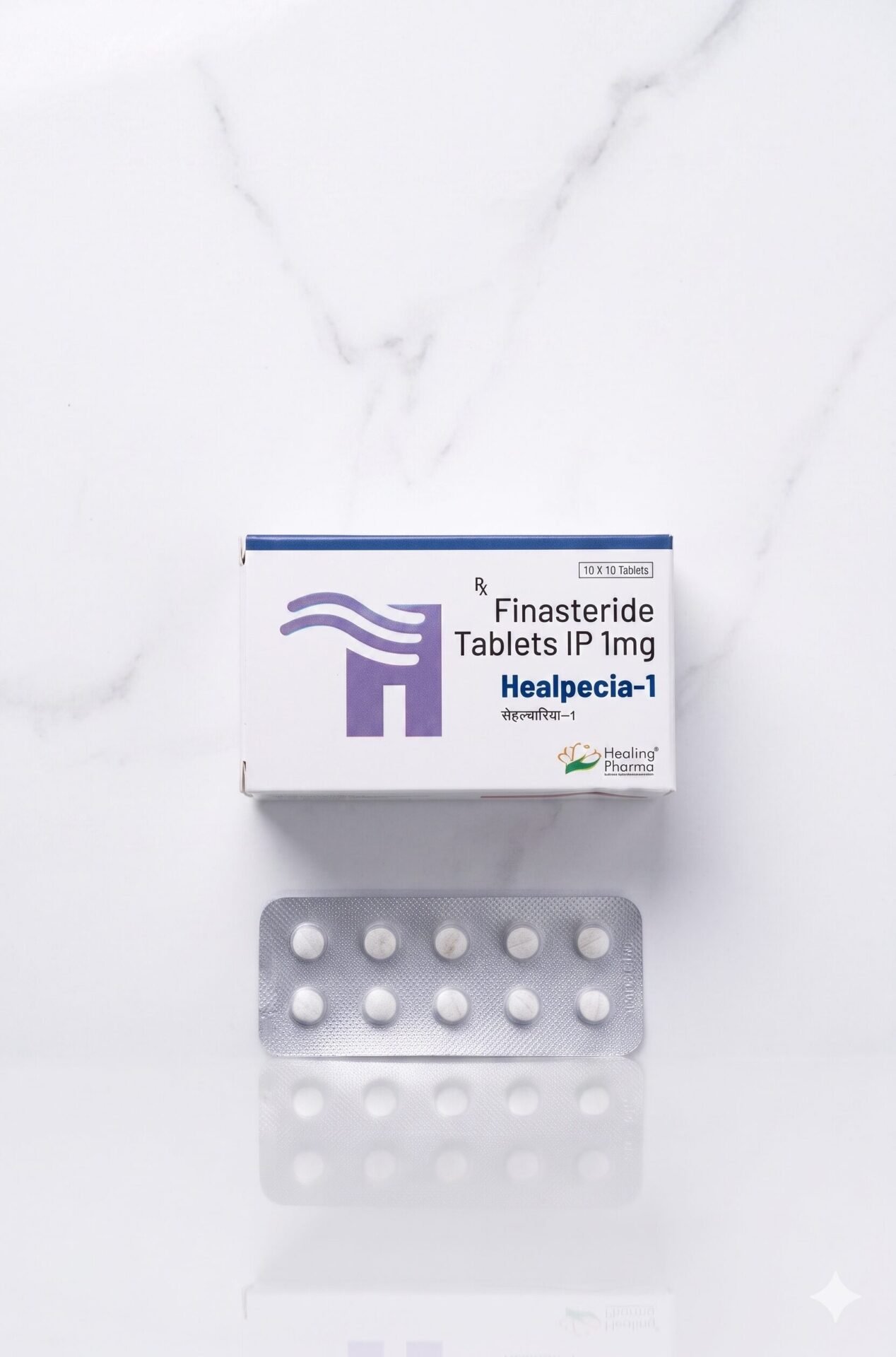 Finasteride 1mg - 1 x 10tb - Healing Pharma