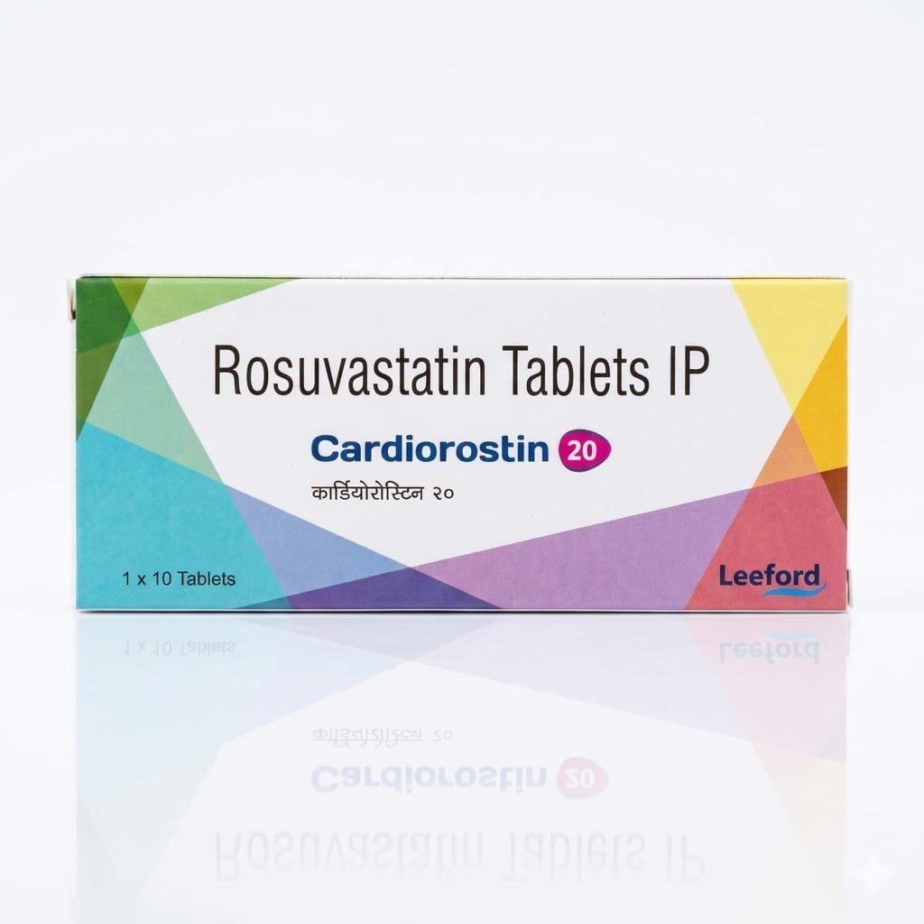 Rosuvastatin 20mg - 1 x 10tb - Leeford