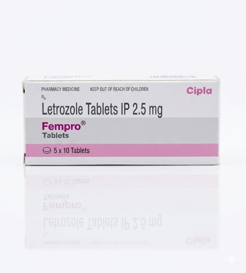 Letrozole 2.5mg - 1 x 50tb - Cipla