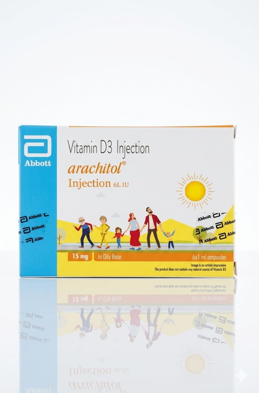 Vitamin D3 600,000iu - 6 x 1ml amps - Abbott