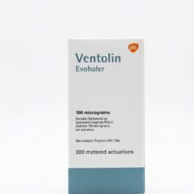 Ventolin Evohaler 100mcg (Salbutamol) - 200 accutations - GSK