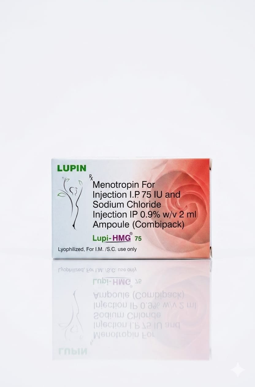 HMG 75iu - 1 vial - Lupin