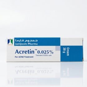 Tretinoin Cream 0.025% - 30g tube - Jamjoom Pharma