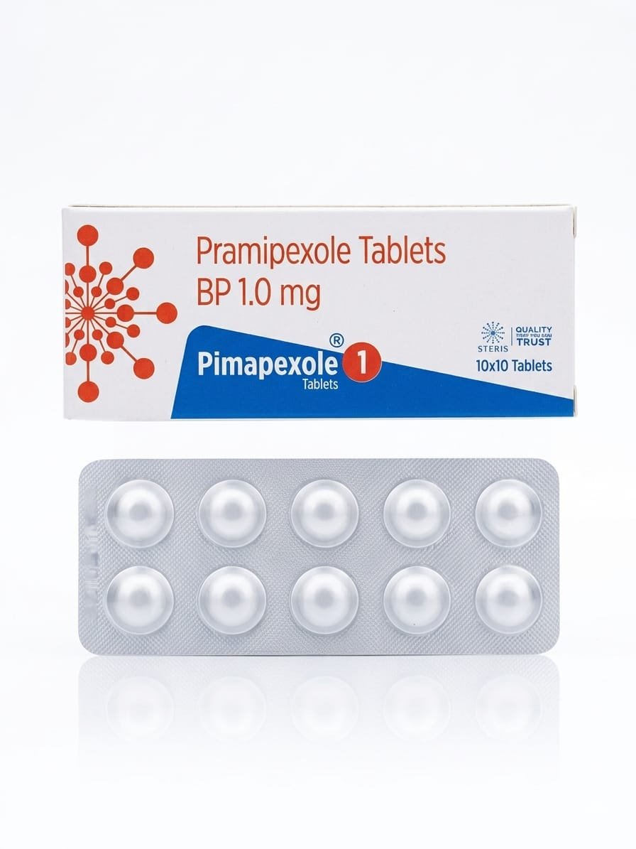 Pramipexole 1mg - 1 x 10tb - Steris