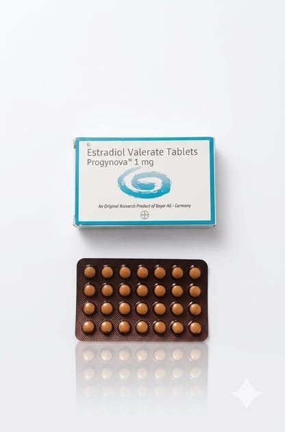 Estradiol Valerate 1mg - Progynova - 1 x 28tb - Bayer (Zydus)