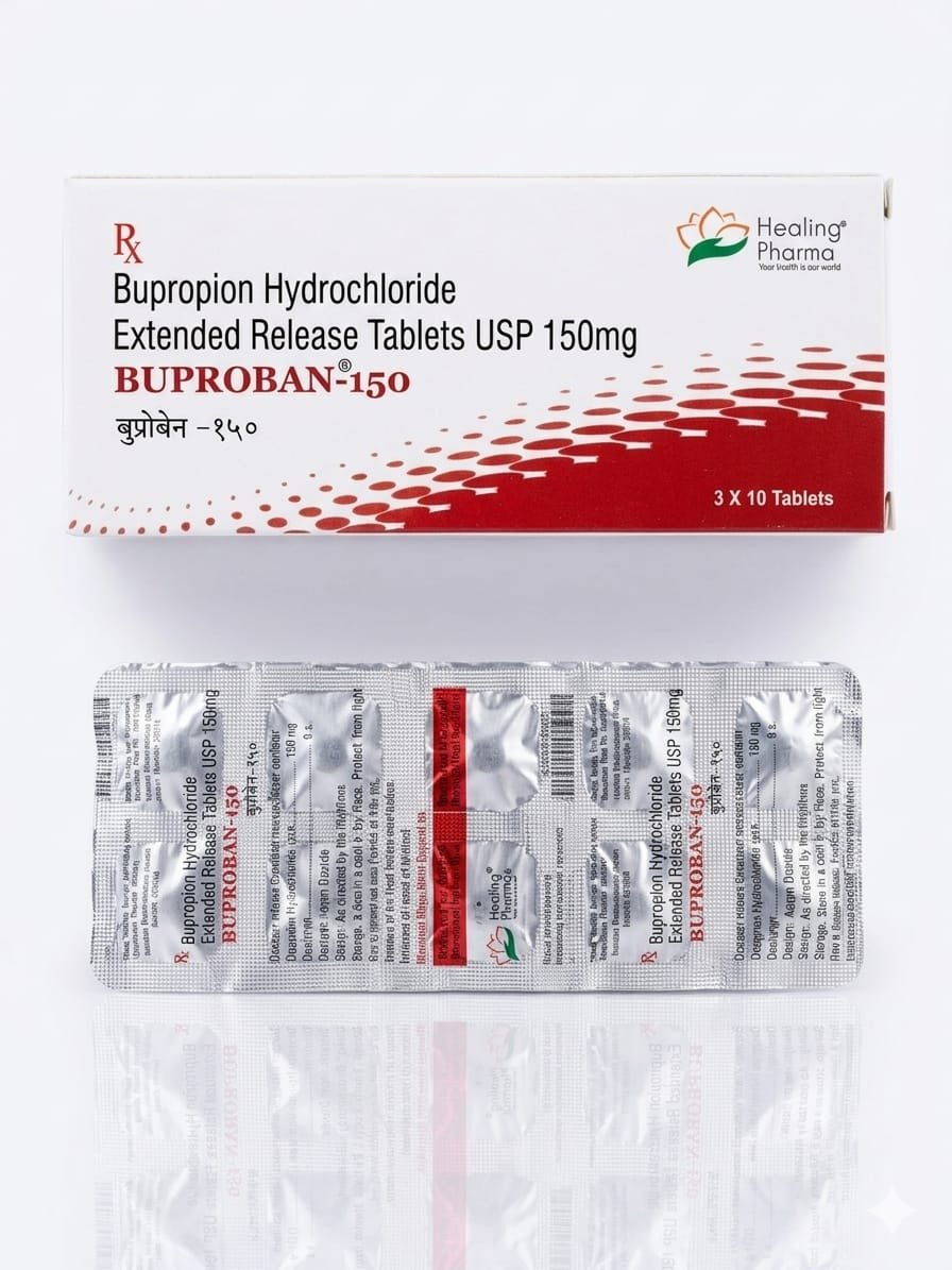 Bupropion ER 150mg - 3 x 10tb - Healing Pharma