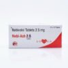 Nebivolol 2.5mg - 1 x 20tb - Asher Pharmaceuticals