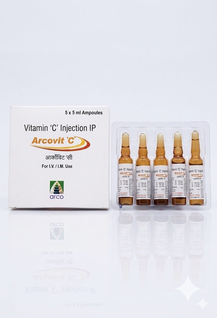 Vitamin C 100mg/5ml - 1 x 5ml amp - ARCO