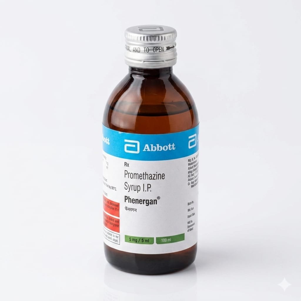Phenergan 5mg/5ml - 100ml bottle - Abbott
