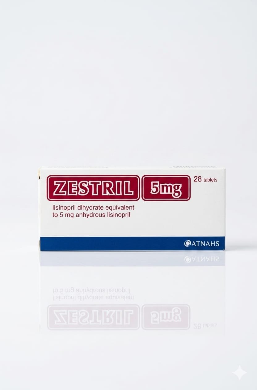 Lisinopril 5mg - 1 x 28tb - ATNAHS