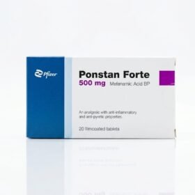 Mefenamic Acid BP 500mg - 1 x 28tb - Pfizer (Ponstan Forte)