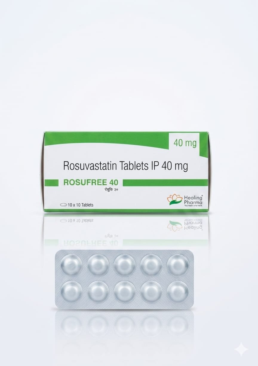 Rosuvastatin 40mg - 1 x 10tb - Healing Pharma