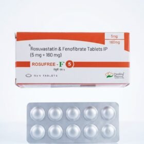 Rosuvastatin & Fenofibrate 5mg/160mg - 1 x 10tb - Healing Pharma