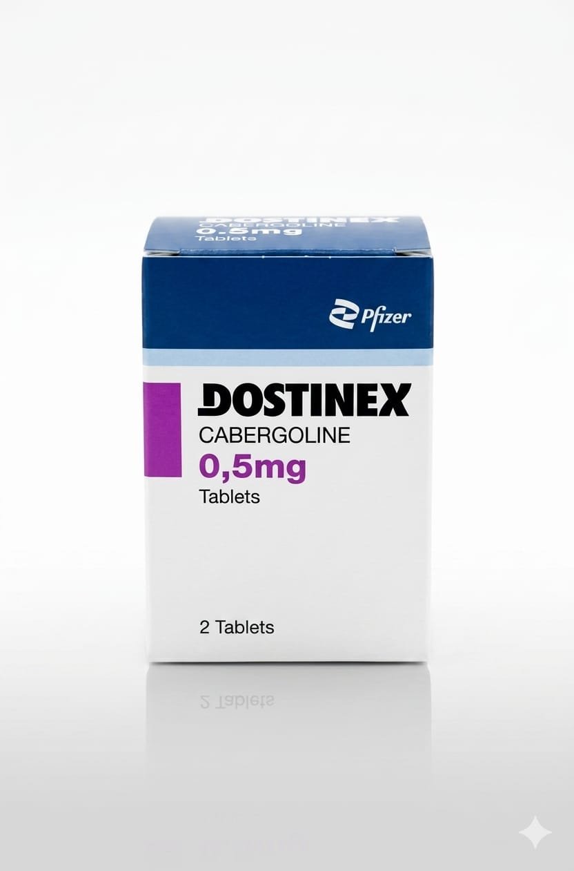 Cabergoline 0.5mg - 2 tabs - Pfizer
